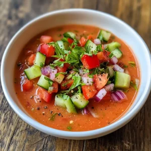 Cold Fennel Gazpacho Bowl