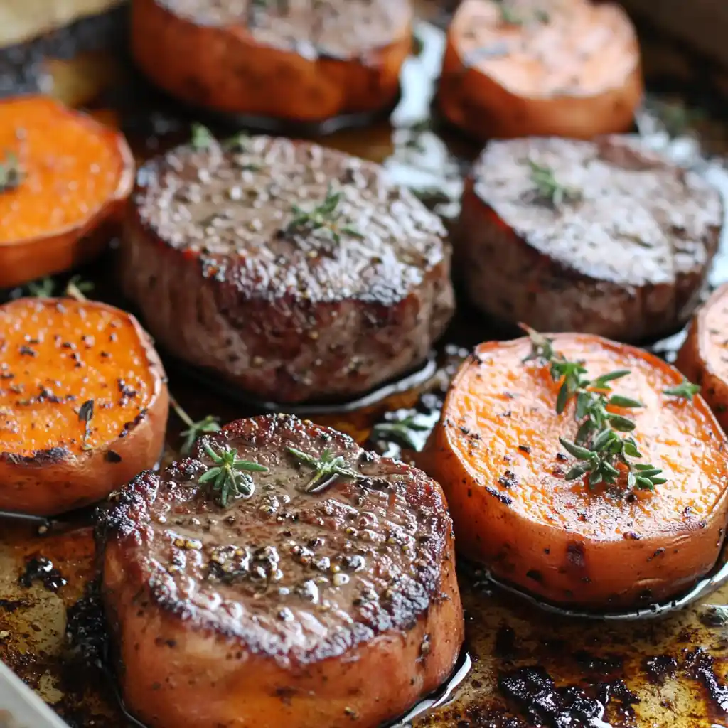 The Best Sweet Potatoes with Thyme Steaks (That Makes Weeknight Dinners Feel Gourmet!)